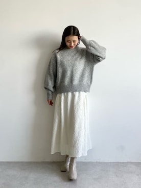 松岡(matsuoka)さん(レディース・158cm)の冬コーディネート