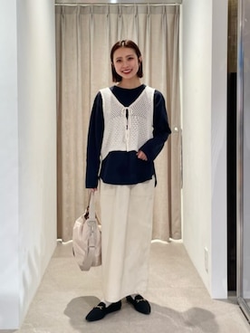 松岡（matsuoka）さん（レディース・158cm）の春コーディネート