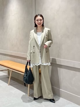 松岡（matsuoka）さん（レディース・158cm）の春コーディネート