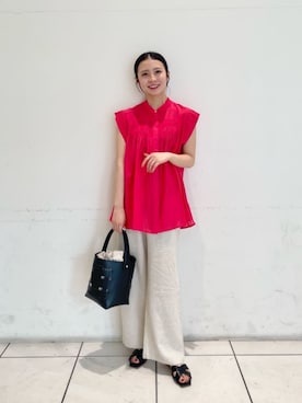 松岡（matsuoka）さん（レディース・158cm）の夏コーディネート