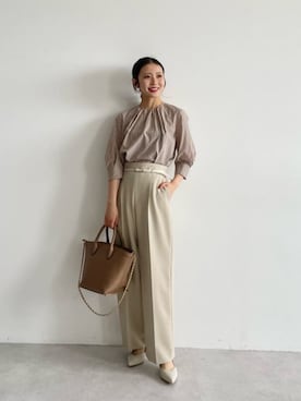 松岡（matsuoka）さん（レディース・158cm）の夏コーディネート