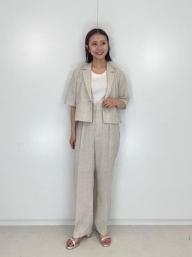 松岡（matsuoka）さん（レディース・158cm）の夏コーディネート