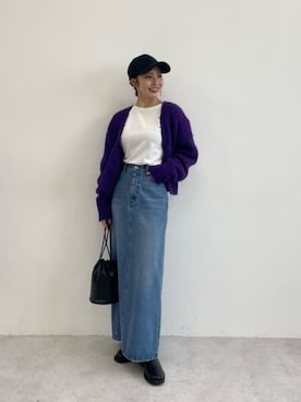「TRICOTS JEAN MARC（トリコットジーンマルク）のアイテム」を使った、松岡（matsuoka）さん（レディース・158cm）の秋コーディネート