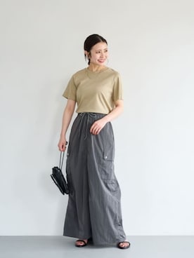 松岡(matsuoka)さん(レディース・158cm)の夏コーディネート