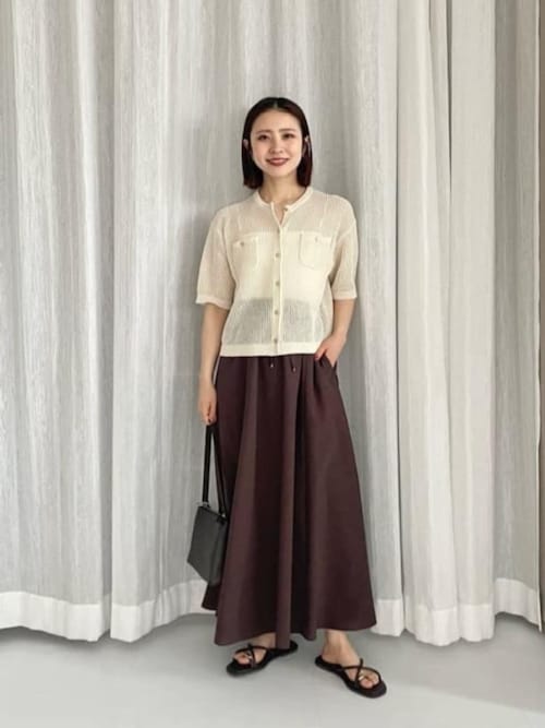 結論シリーズ】ドライクロス フレアスカート［size SHORT/TALLあり