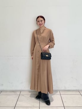 松岡（matsuoka）さん（レディース・158cm）の秋コーディネート