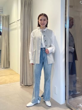 「アイテム（その他シューズ）」を使った、松岡（matsuoka）さん（レディース・158cm）の秋コーディネート