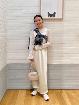 松岡（matsuoka）さん（レディース・158cm）の秋コーディネート