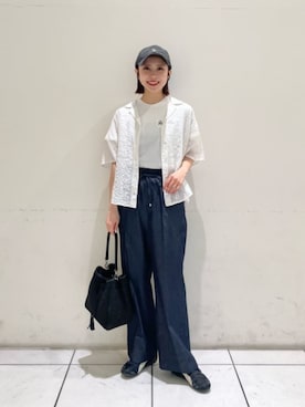 松岡(matsuoka)さん(レディース・158cm)の夏コーディネート