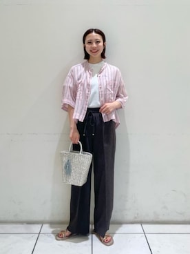 松岡(matsuoka)さん(レディース・158cm)の夏コーディネート