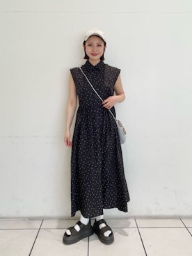 「UGG（アグ）のアイテム（シューズ）」を使った、松岡（matsuoka）さん（レディース・158cm）の夏コーディネート