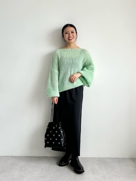 松岡（matsuoka）さん（レディース・158cm）の夏コーディネート
