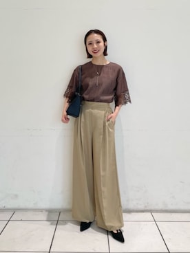 松岡（matsuoka）さん（レディース・158cm）の夏コーディネート