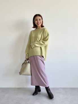 松岡(matsuoka)さん(レディース・158cm)の冬コーディネート