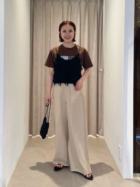 松岡(matsuoka)さん(レディース・158cm)の夏コーディネート