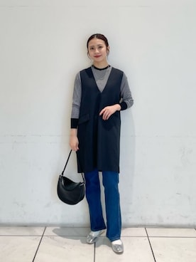 松岡(matsuoka)さん(レディース・158cm)の秋コーディネート