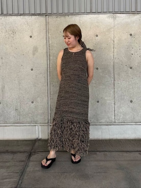 「骨格ストレート」｜「アイテム（財布/小物）」を使った、miraiさん（レディース・152cm）の夏コーディネート