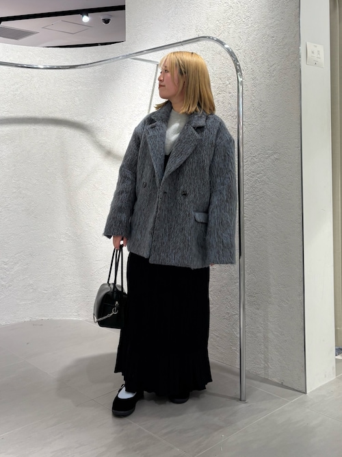 KBF シャギーテーラードジャケット コート KBF｜シャギーテーラードジャケット | Rakuten Fashion(楽天