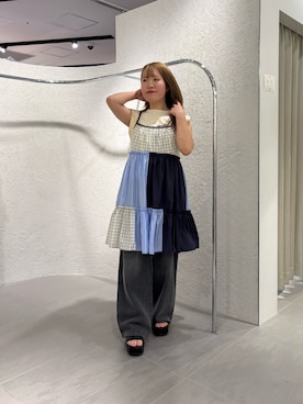 「kbf_ootd」｜「アイテム（ワンピース/ドレス）」を使った、miraiさん（レディース・152cm）の春コーディネート