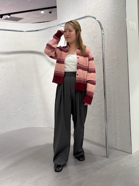 「KBF（ケイビーエフ）のアイテム（キャミソール）」を使った、miraiさん（レディース・152cm）の秋コーディネート