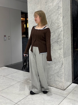 「SMELLY（スメリー）のアイテム」を使った、miraiさん（レディース・152cm）の春コーディネート