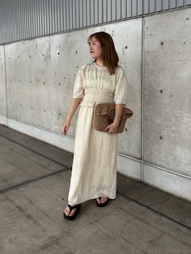 「kbf_ootd」｜「アイテム（ワンピース/ドレス）」を使った、miraiさん（レディース・152cm）の夏コーディネート