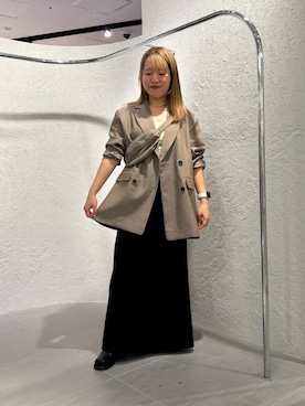 「アイテム（その他アウター）」を使った、miraiさん（レディース・152cm）の秋コーディネート