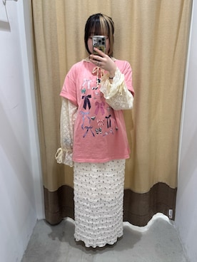 「ピンクシャツ」｜さゎさん（レディース・158cm）の夏コーディネート