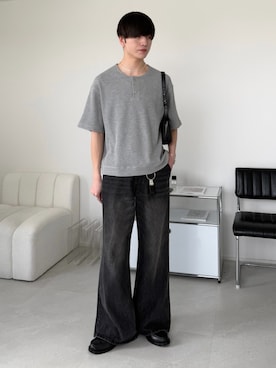 「LUENNA（ルエナ）のアイテム」を使った、るいさん（メンズ・179cm）の春コーディネート