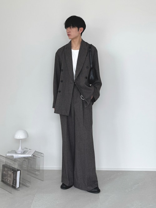 「LUENNA（ルエナ）の【LUENNA】2Way Mini Square Shoulder Bag / 2Wayミニスクエアショルダーバッグ（ショルダーバッグ）」を使った、るいさん（メンズ・179cm）の秋コーディネート