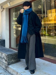 【Sサイズ】Super 140s SHAWL COLLAR CAPE COAT LIDNM（リドム）の「Super 140s SHAWL COLLAR CAPE COAT