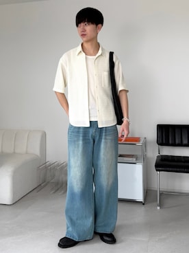 「Our Legacy（アワーレガシー）のアイテム」を使った、るいさん（メンズ・179cm）の夏コーディネート