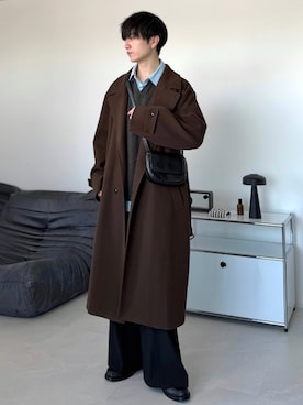 「アイテム（キーケース/キーアクセサリー）」を使った、るいさん（メンズ・179cm）の秋コーディネート