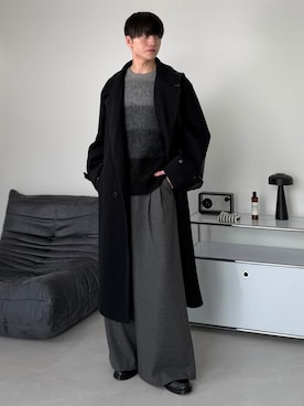 「アイテム（キーホルダー）」を使った、るいさん（メンズ・179cm）の冬コーディネート