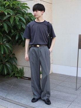 「LUENNA（ルエナ）のアイテム」を使った、るいさん（メンズ・179cm）の夏コーディネート