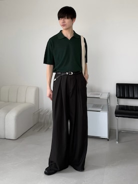 「LUENNA（ルエナ）のアイテム」を使った、るいさん（メンズ・179cm）の春コーディネート