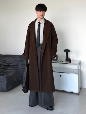 「アイテム（キーケース/キーアクセサリー）」を使った、るいさん（メンズ・179cm）の冬コーディネート