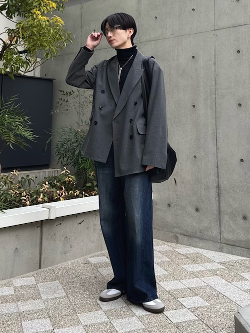 LUENNA】Oversized Double Breasted Jacket / オーバーサイズ