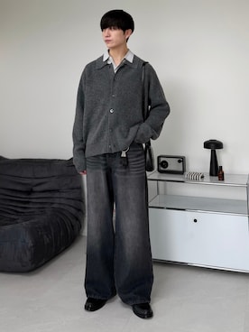 「アイテム（キーホルダー）」を使った、るいさん（メンズ・179cm）の冬コーディネート