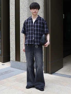 「Hender Scheme（エンダースキーマ）のアイテム」を使った、るいさん（メンズ・179cm）の春コーディネート