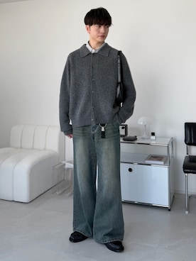 「LUENNA（ルエナ）のアイテム」を使った、るいさん（メンズ・179cm）の冬コーディネート