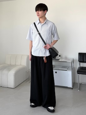 「Our Legacy（アワーレガシー）のアイテム」を使った、るいさん（メンズ・179cm）の春コーディネート