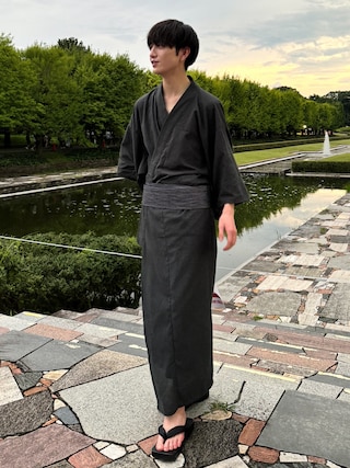 「ASTRONOMY（アストロノミー）のアイテム（その他トップス）」を使った、るいさん（メンズ・179cm）の夏コーディネート