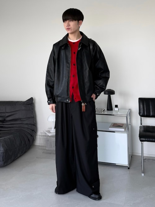 セール】【LUENNA】Regular Collar Zip Blouson / レギュラーカラー