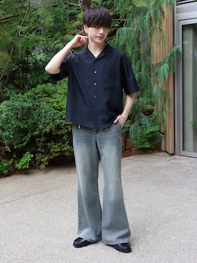 「LUENNA（ルエナ）のアイテム」を使った、るいさん（メンズ・179cm）の夏コーディネート