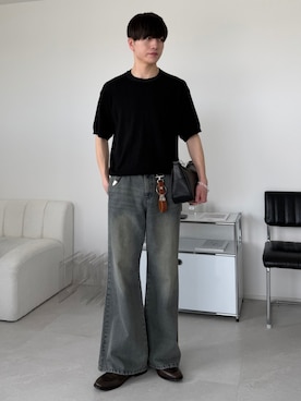 「LUENNA（ルエナ）のアイテム（アクセサリー）」を使った、るいさん（メンズ・179cm）の夏コーディネート