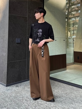 「Hender Scheme（エンダースキーマ）のアイテム」を使った、るいさん（メンズ・179cm）の夏コーディネート