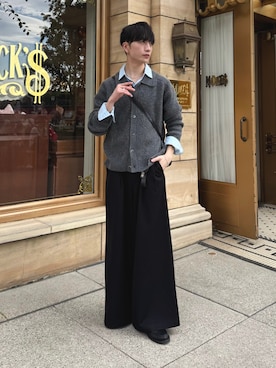 「アイテム（キーホルダー）」を使った、るいさん（メンズ・179cm）の秋コーディネート