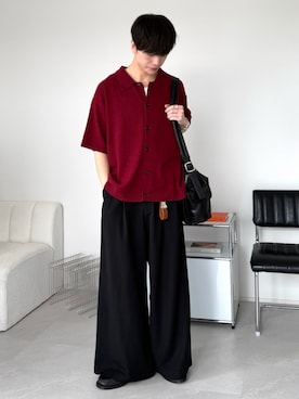 「LUENNA（ルエナ）のアイテム」を使った、るいさん（メンズ・179cm）の夏コーディネート