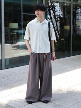 「Our Legacy（アワーレガシー）のアイテム」を使った、るいさん（メンズ・179cm）の夏コーディネート